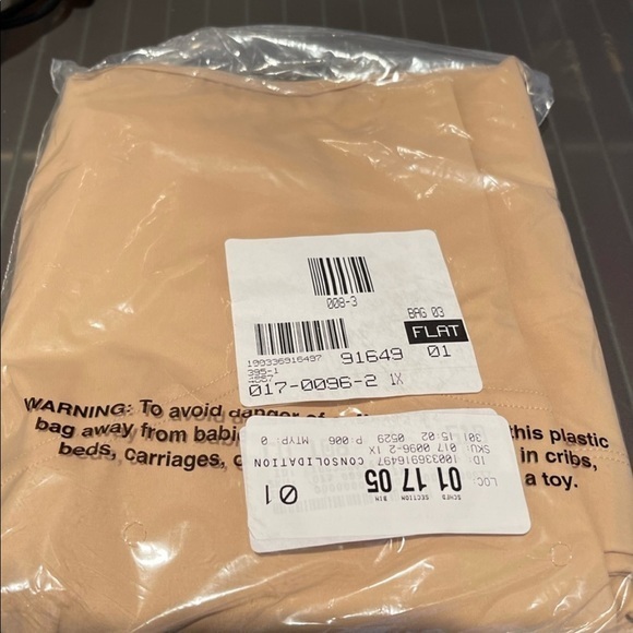 New Comfort Choice 1X/22/24 nude stretch adjustable strap shapewear dress - Picture 7 of 10